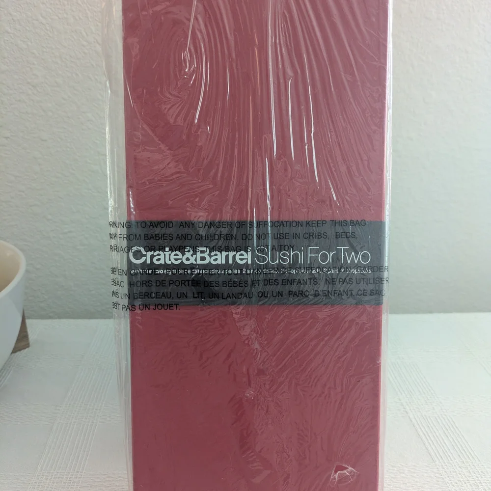 Crate&Barrel 8 Piece Sushi Set For Two - Brand New! 🍣🍤🍣🍤